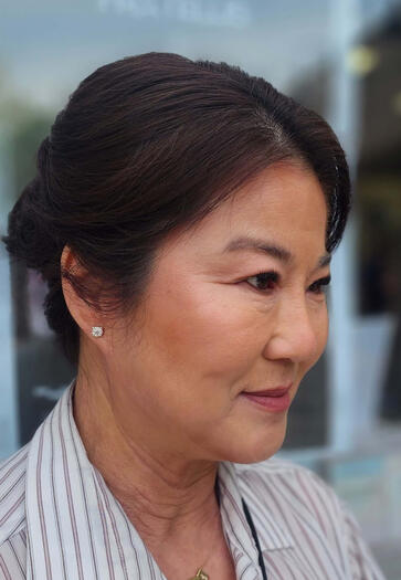 Mother of groom, wedding makeup